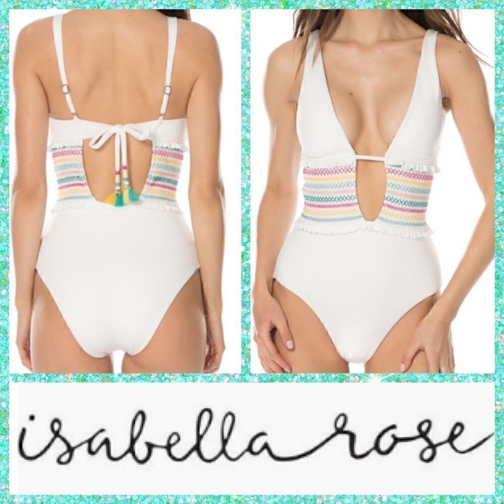 NWT MSRP $160 Isabella Rose One-Piece Swimsuit Women's Size Medium